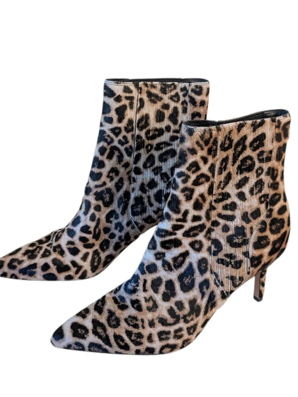 Veronica Beard Lisa Ankle Boots.in Leopard Print.....Size 7.5